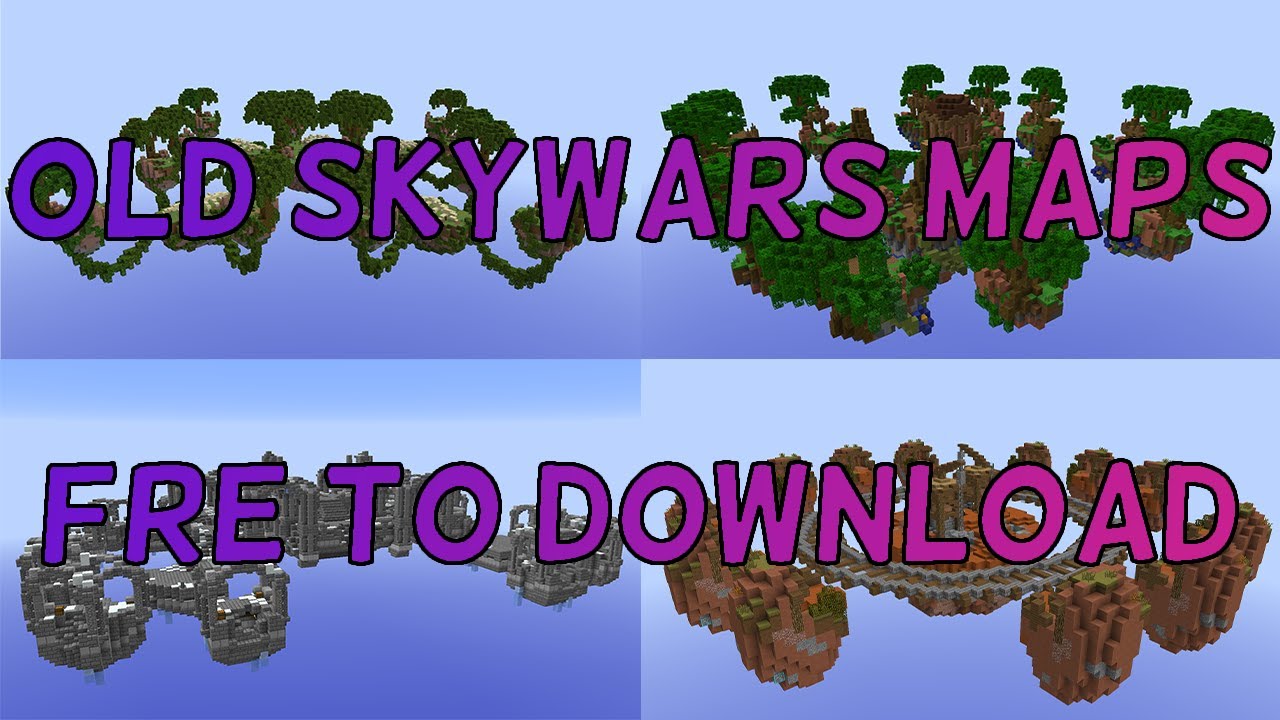 hypixel skywars maps download